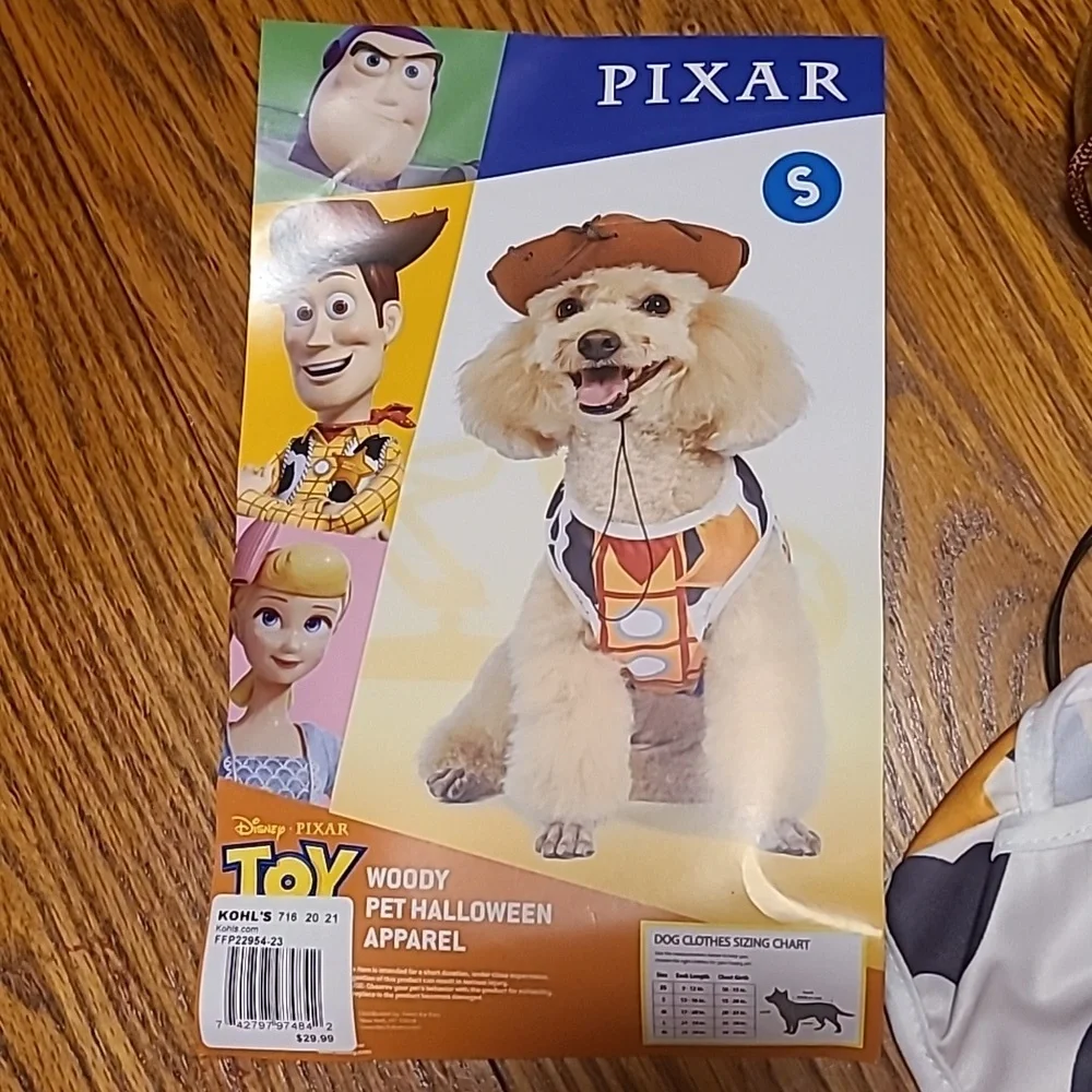 NIP Disney Pixar Toy Story Woody Dog Halloween Costume